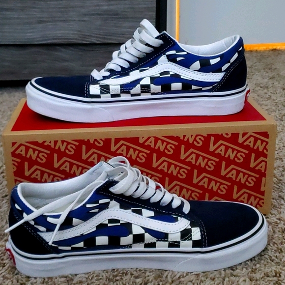 Vans Old Skool Blue Flame - Picture 2 of 2